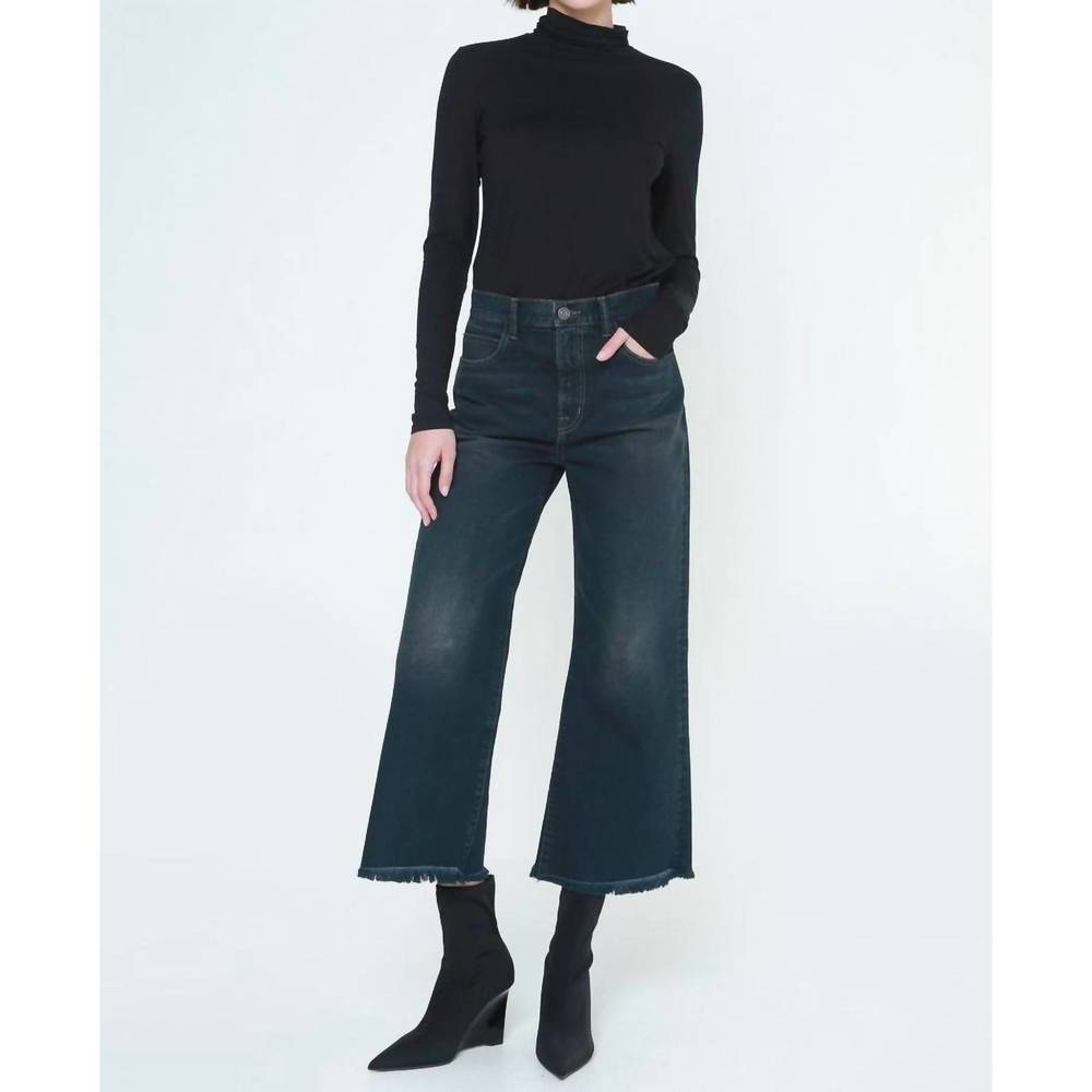 NEW NOEND vanessa ankle wide leg jeans in vintage blue